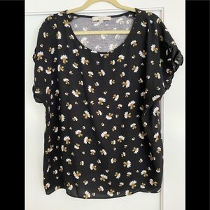 LOFT Floral Blouse